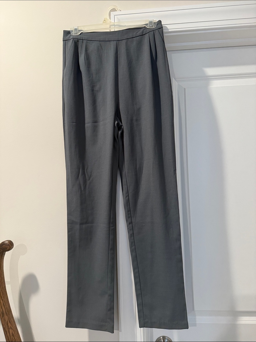 Lulu's Women's Gray Straight Leg Dress Pants